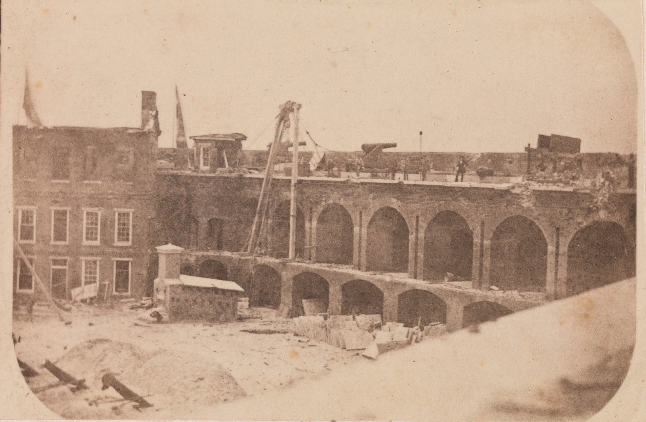 La evacuación de Fort Sumter, abril de 1861 de Edward Anthony
