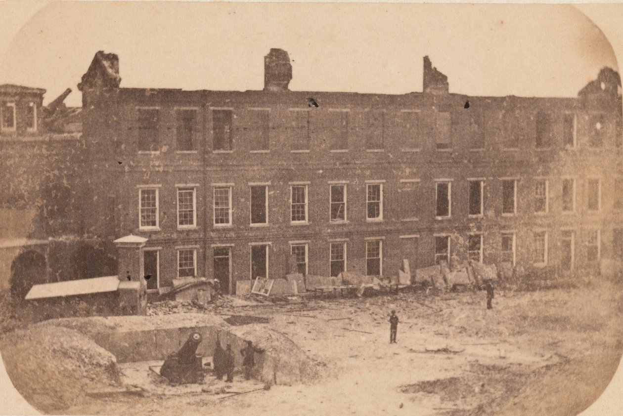 La evacuación de Fort Sumter, abril 1861 de Edward Anthony