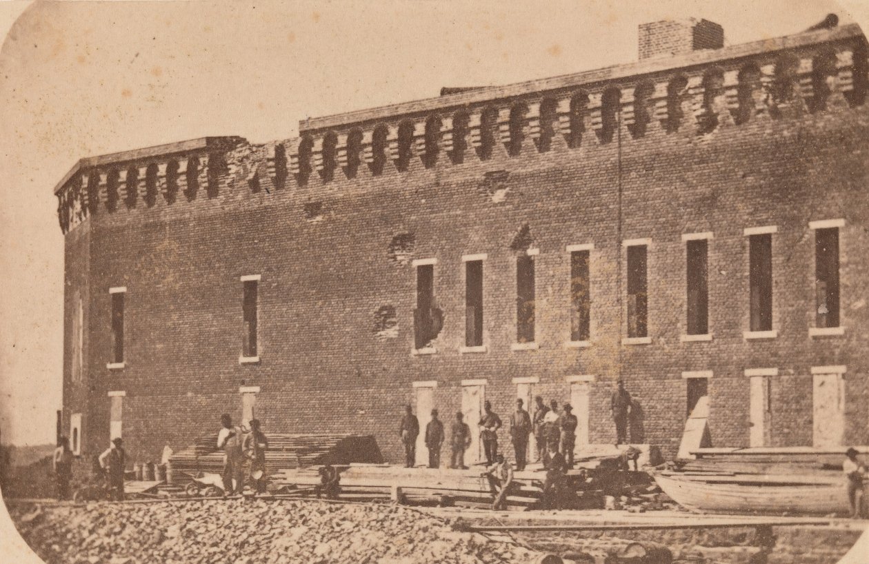 La evacuación de Fort Sumter, abril 1861 de Edward Anthony
