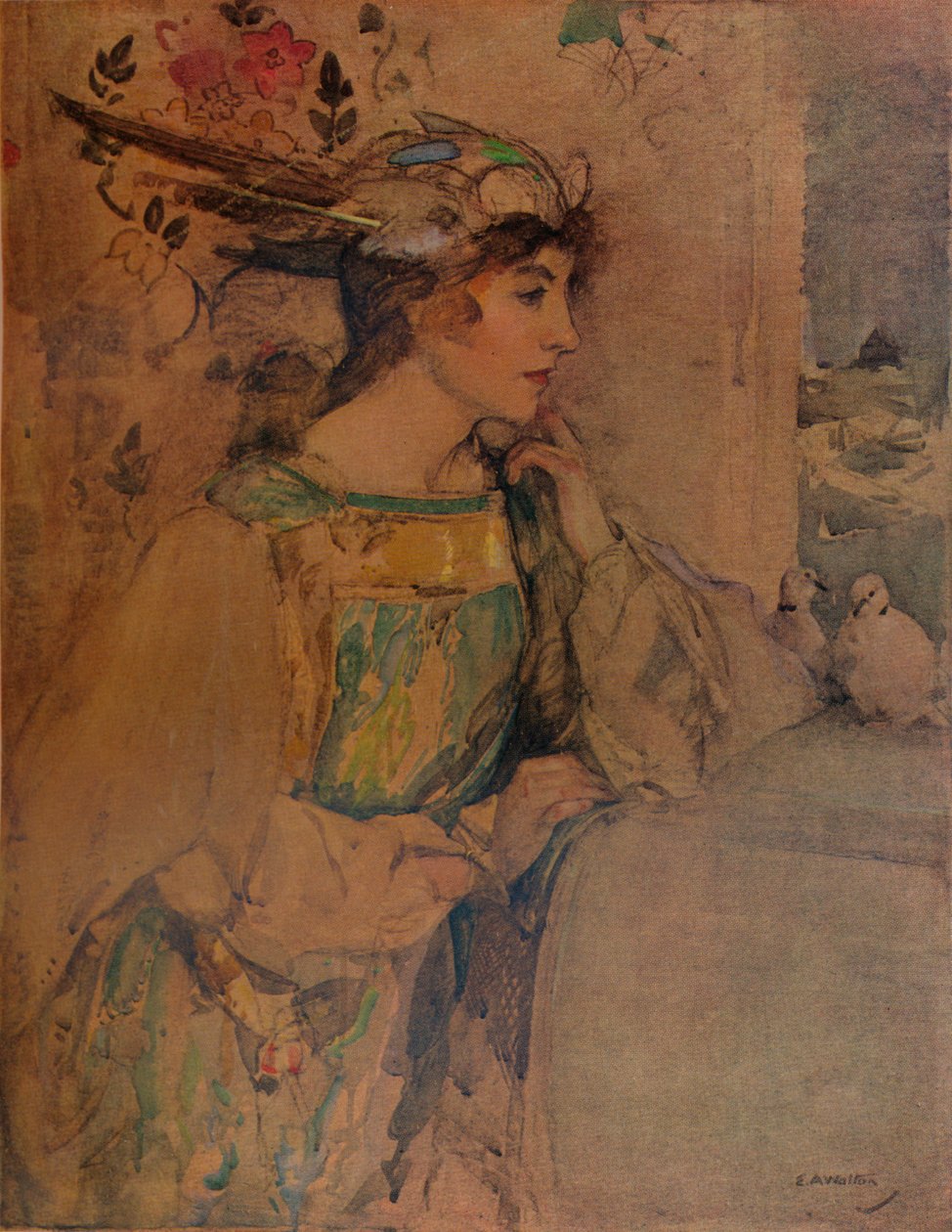 Eagerheart, c1900 de Edward Arthur Walton