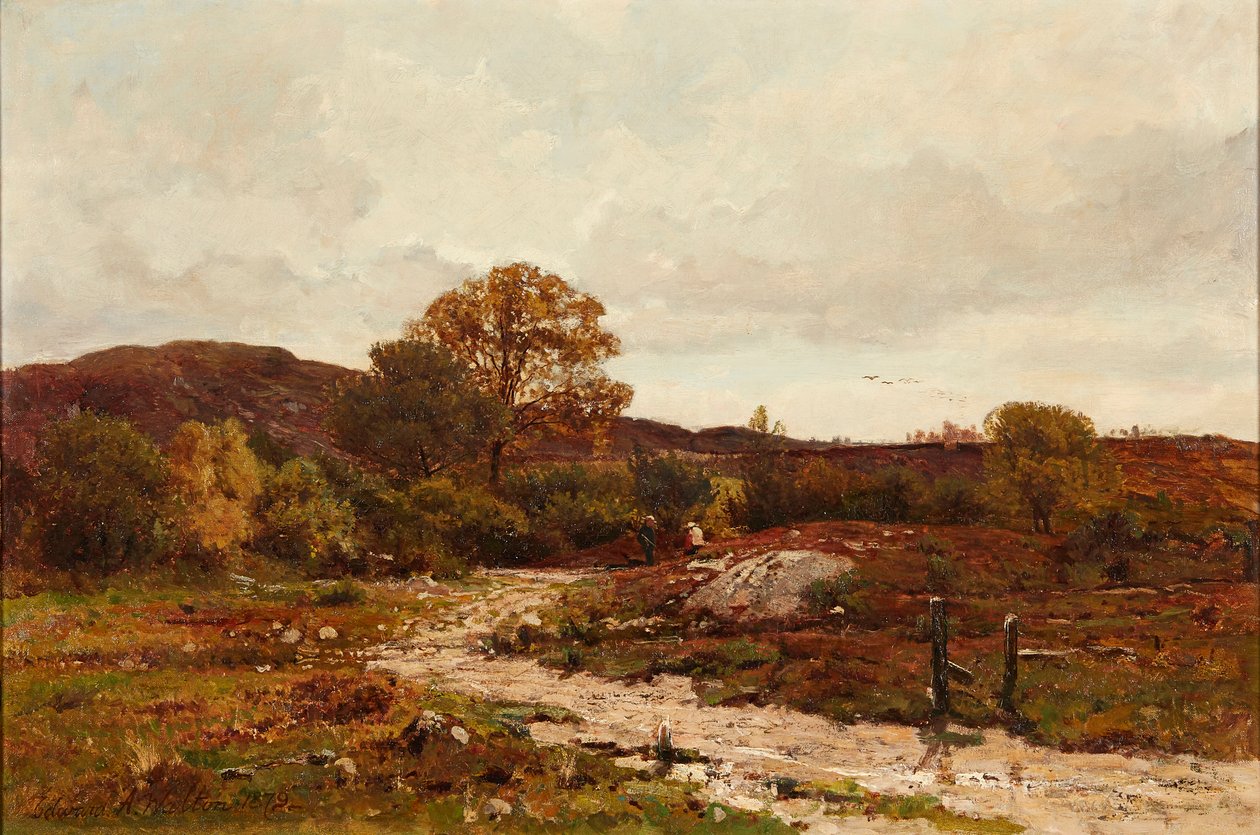 Paisaje de páramo de Edward Arthur Walton