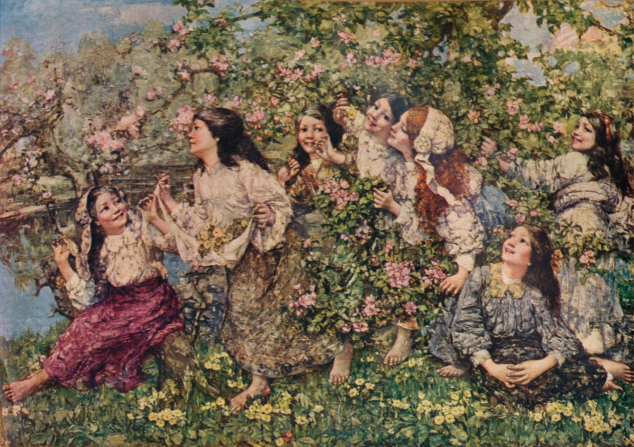 Una Ronda de Primavera, 1910-1935 de Edward Atkinson Hornel