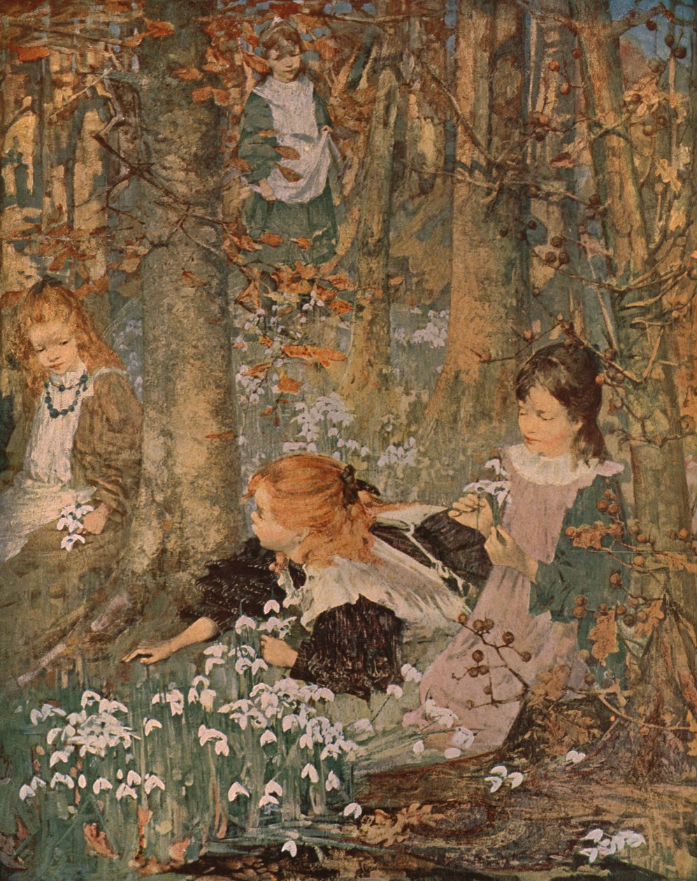 La llegada de la primavera, 1899, c1930 de Edward Atkinson Hornel