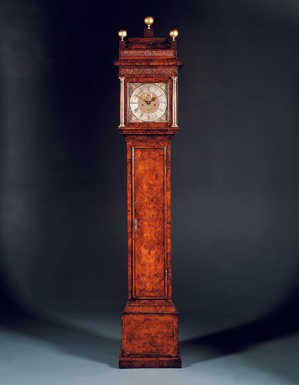 Reloj de pie de la reina Ana, no. 463 de Edward Banger