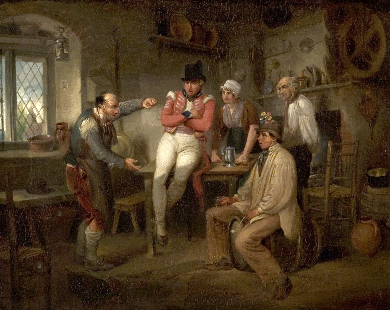 El recluta, 1806 de Edward Bird