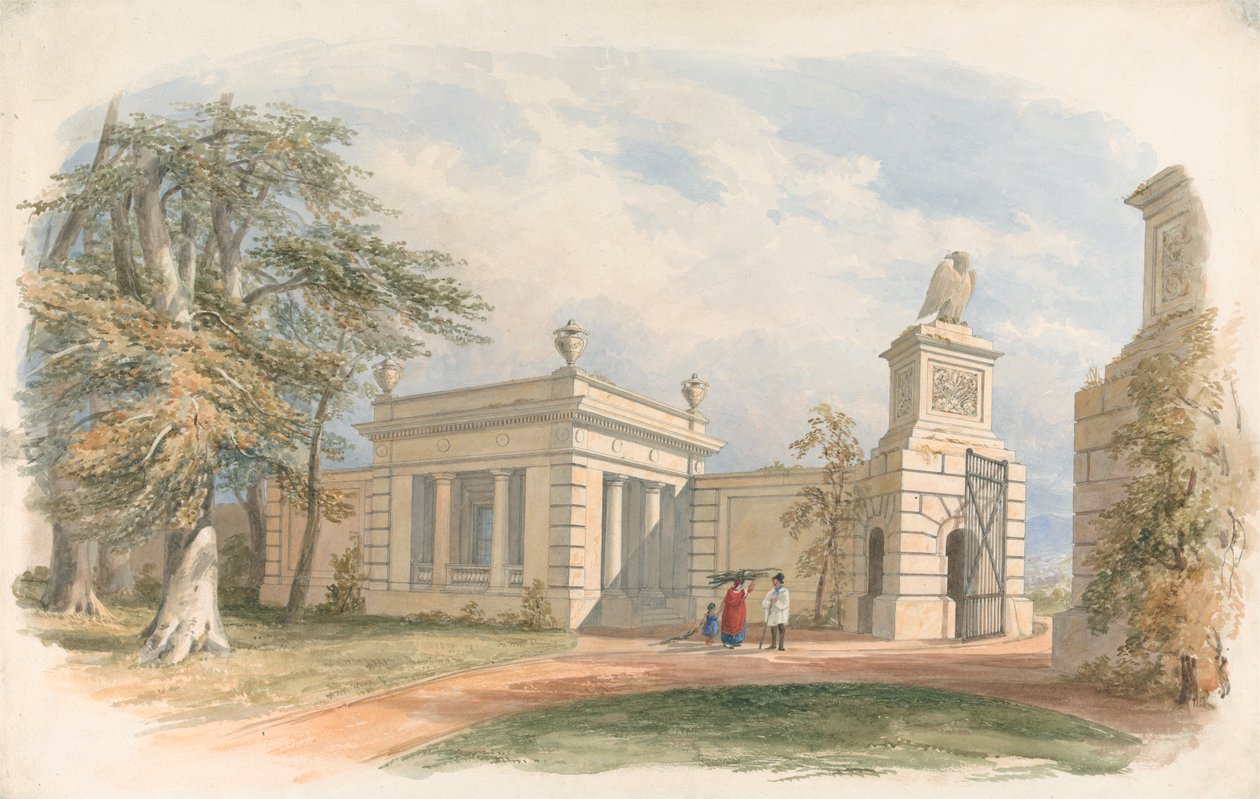 Diseño de la entrada a un parque de Edward Blore