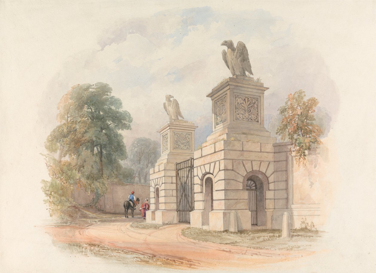 Diseño de la entrada a un parque de Edward Blore