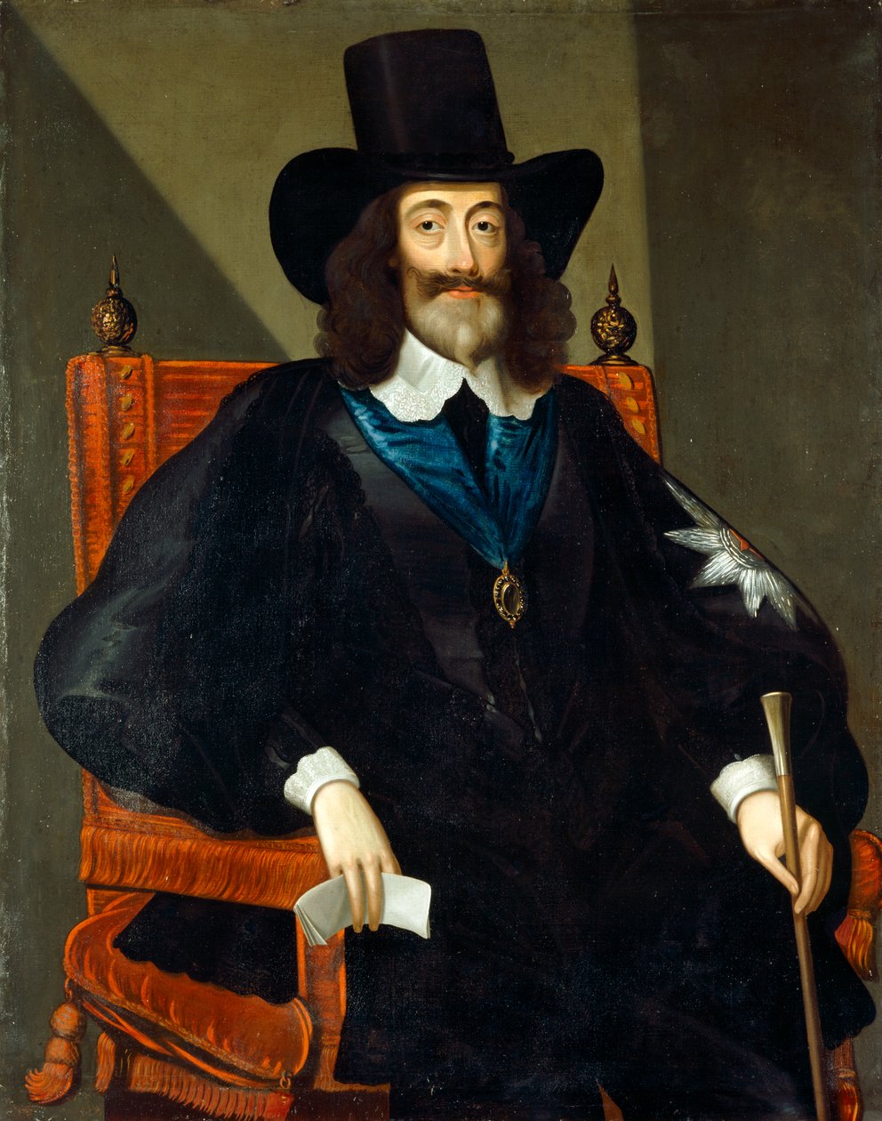 Retrato de Carlos I en su juicio de Edward Bower