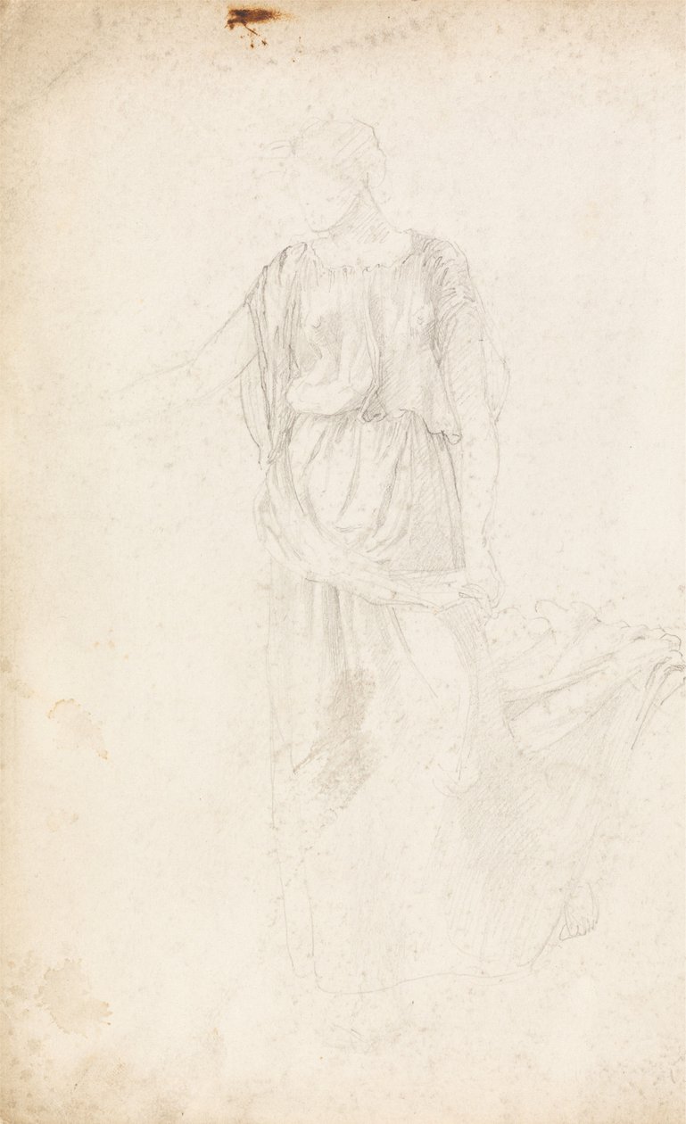 Figura clásica de Edward Burne-Jones