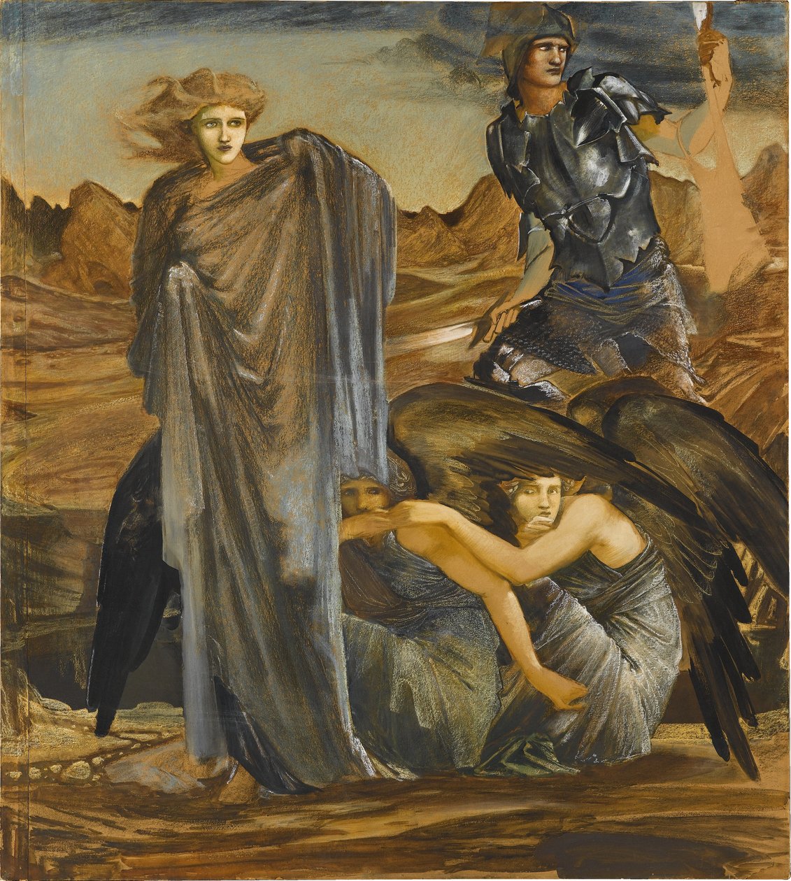 El hallazgo de la Medusa de Edward Burne-Jones