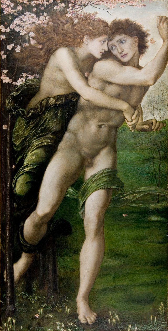 Filis y Demofonte de Edward Burne Jones