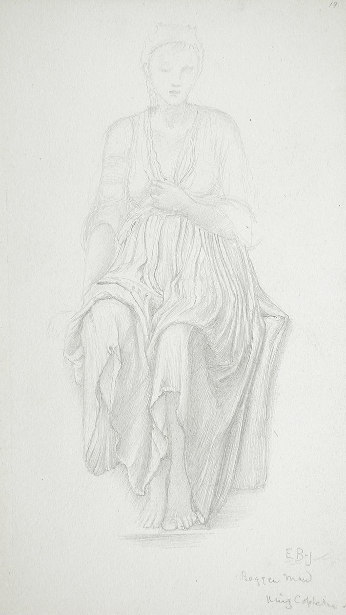 Mujer sentada de Edward Burne-Jones