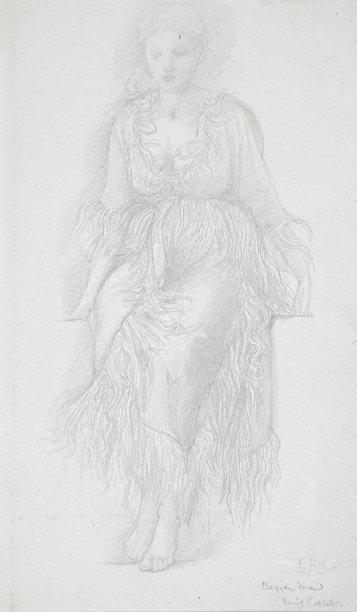 Mujer sentada de Edward Burne-Jones