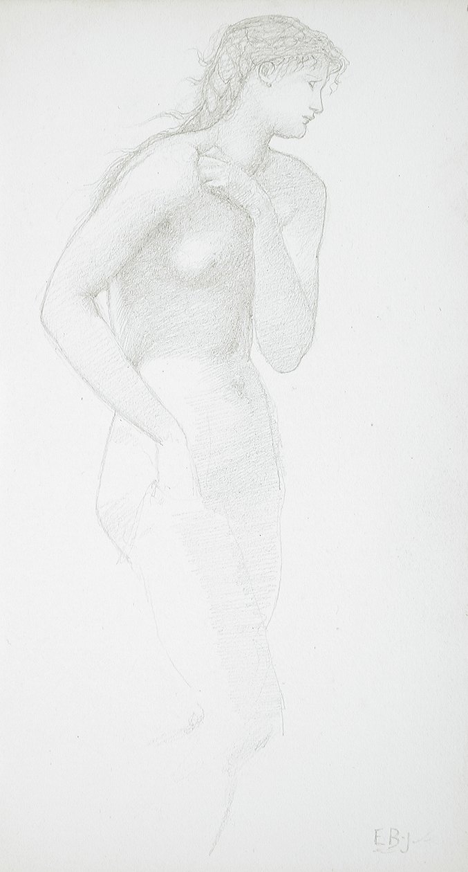 Desnudo femenino de pie de Edward Burne-Jones