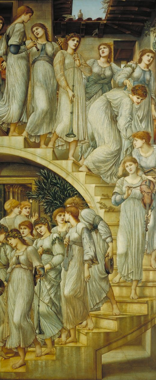 La escalera dorada de Edward Burne-Jones
