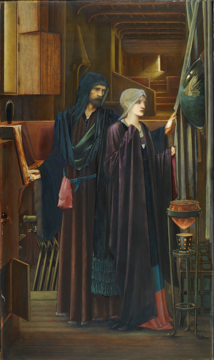 El Mago de Edward Burne-Jones
