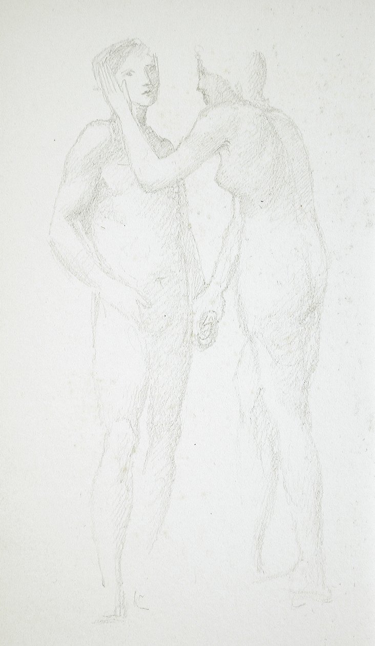 Dos desnudos femeninos de Edward Burne-Jones