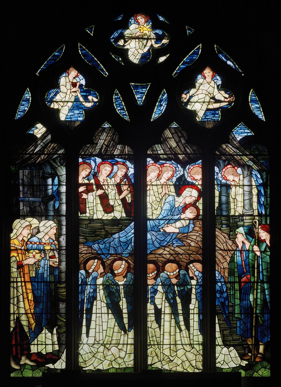 La Natividad de Edward Burne Jones