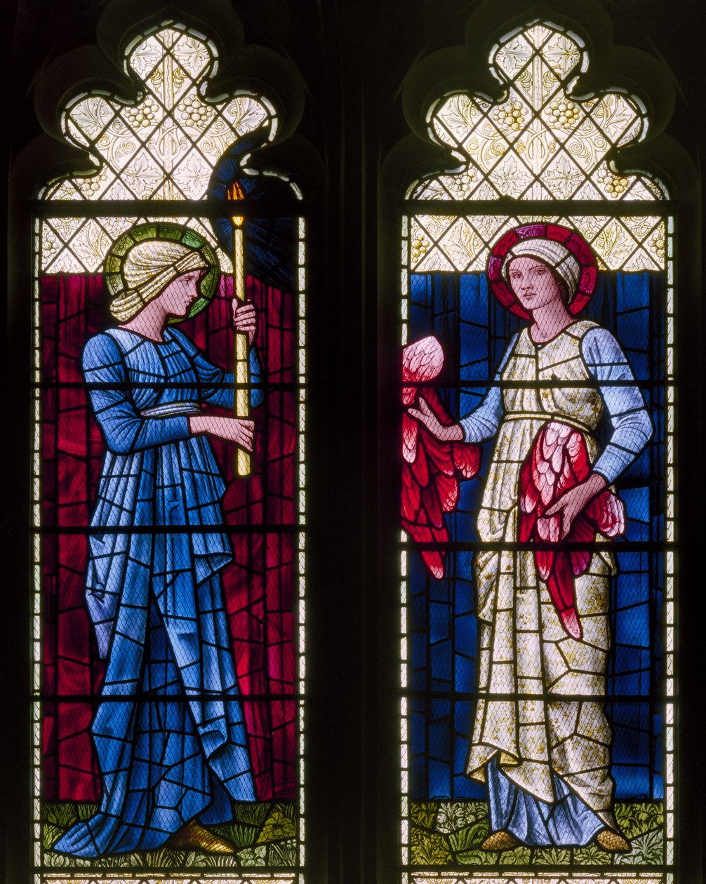 Oxford Harris Manchester College, Morris & Co., Edward Burne-Jones, Libertad y verdad, 1895 de Edward Burne Jones