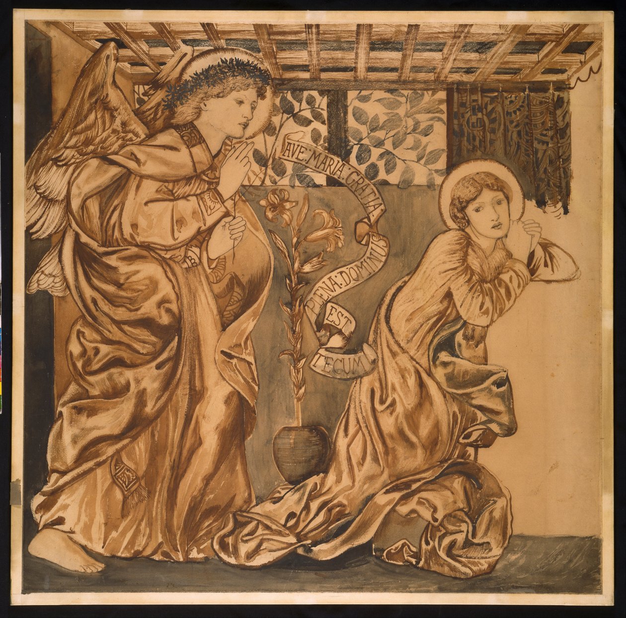 La Anunciación de Edward Burne Jones