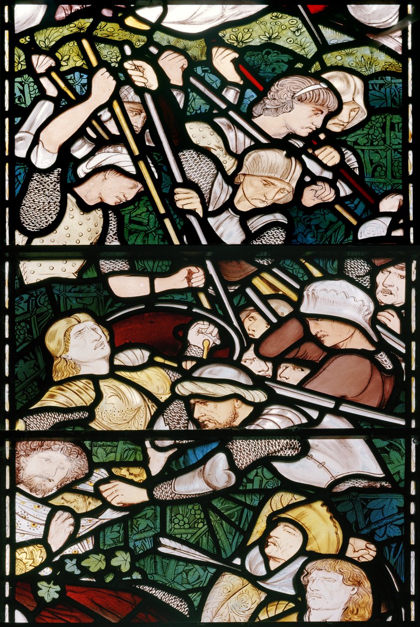 La Batalla de Bet Horón de Edward Burne Jones