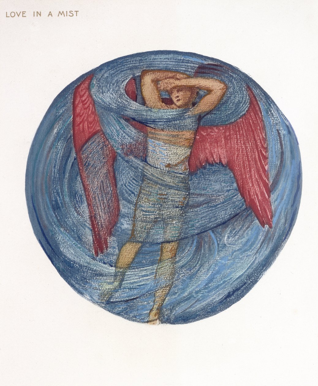El Libro de las Flores: I. Amor en la Niebla, 1905 de Edward Burne Jones