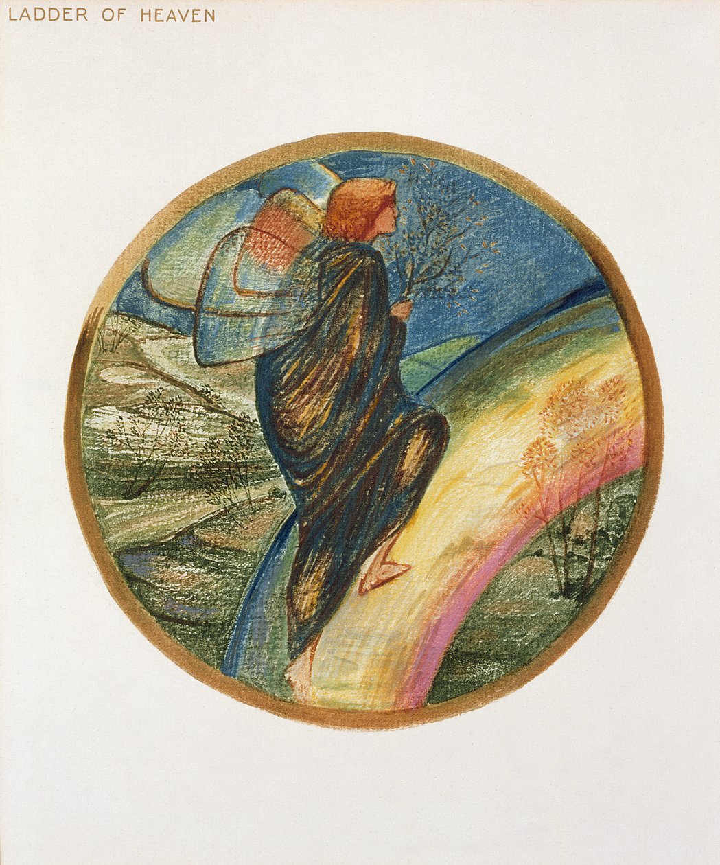 El Libro de las Flores: XII. Escalera al Cielo, 1905 de Edward Burne Jones