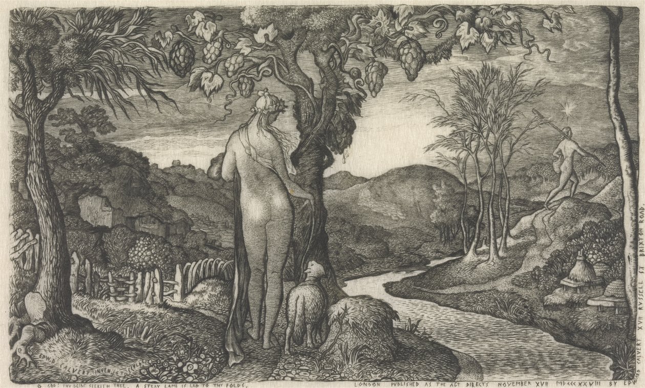 La Novia, 1828 de Edward Calvert