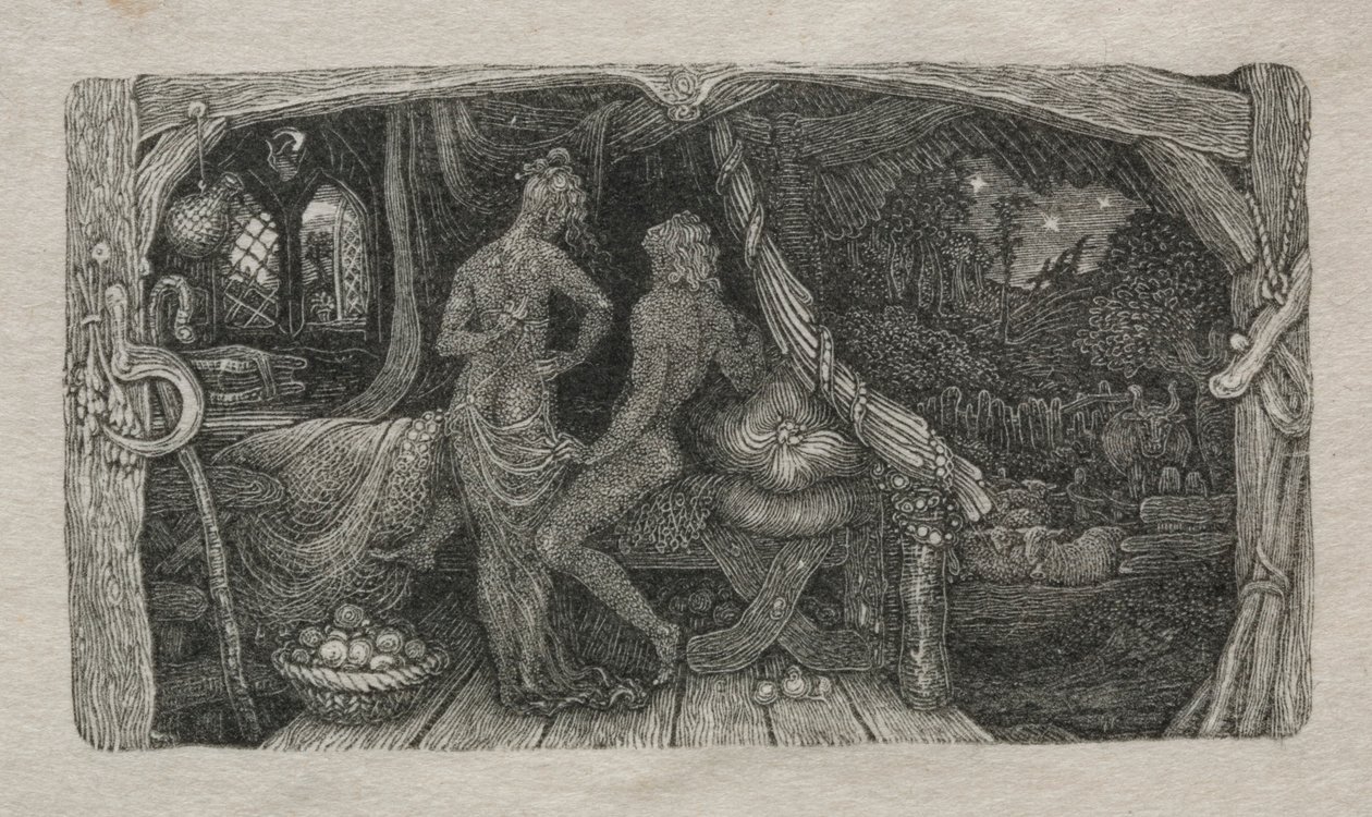 El Idilio de la Cámara, 1829 de Edward Calvert