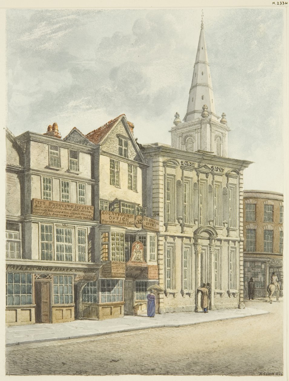 Antigua Casa del Consejo, demolida en 1824 de Edward Cashin