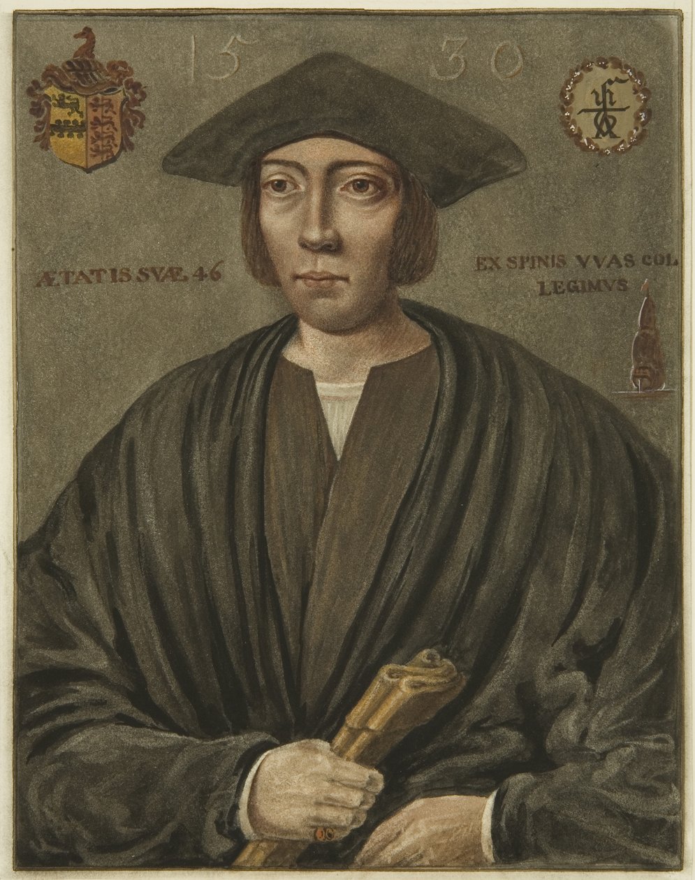 Retrato de Nicholas Thorne, Escuela de Gramática, Unity Street de Edward Cashin