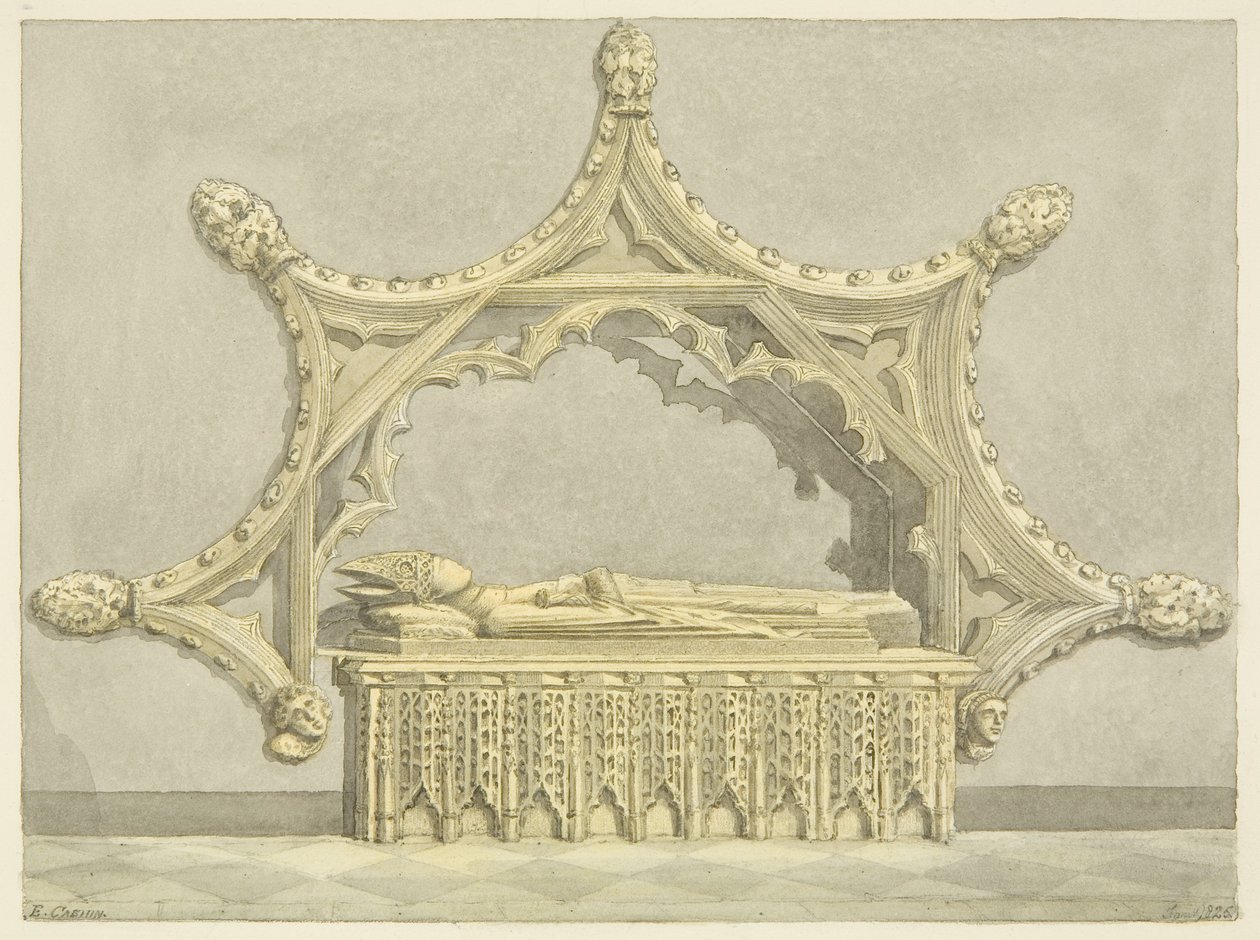 Tumba del Abad Knowles en la Catedral de Bristol de Edward Cashin