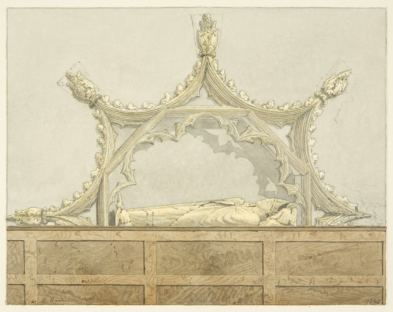 Tumba del Abad Newland, en la Catedral de Bristol de Edward Cashin