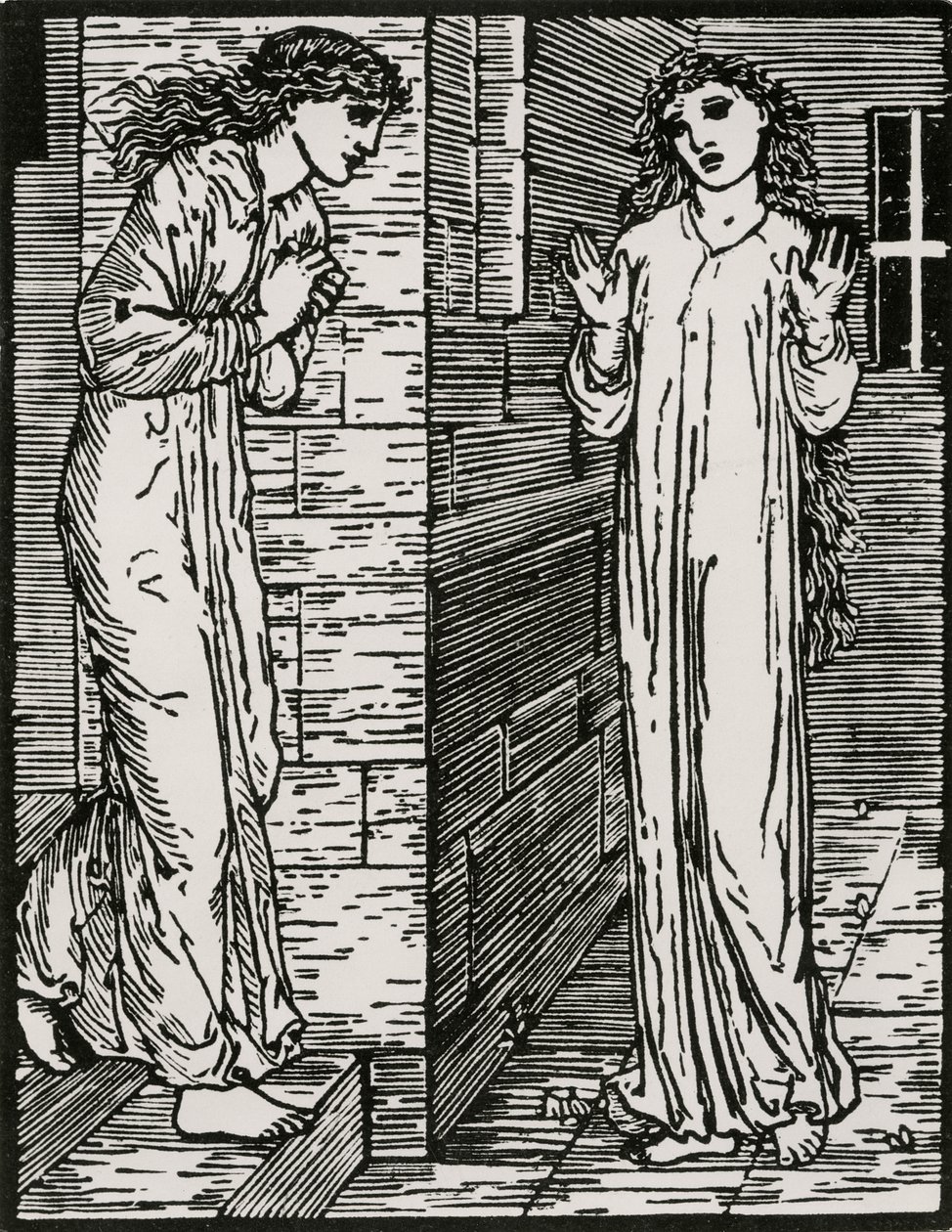 Llega a la primera hermana de Edward Coley (after) Burne Jones