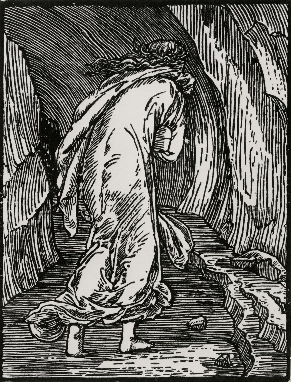 Entrando al Infierno de Edward Coley (after) Burne Jones