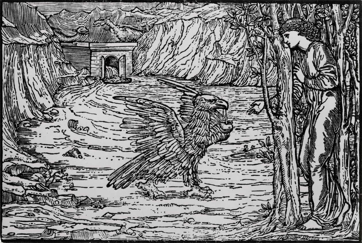 El Agua Negra de Edward Coley (after) Burne Jones