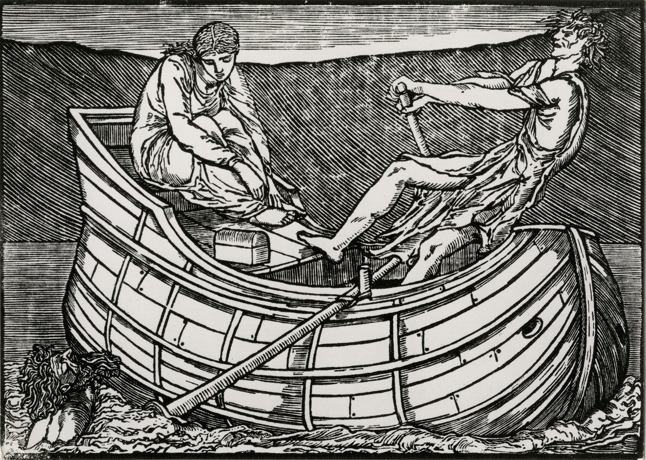 La Cabeza Levantándose de Edward Coley (after) Burne Jones
