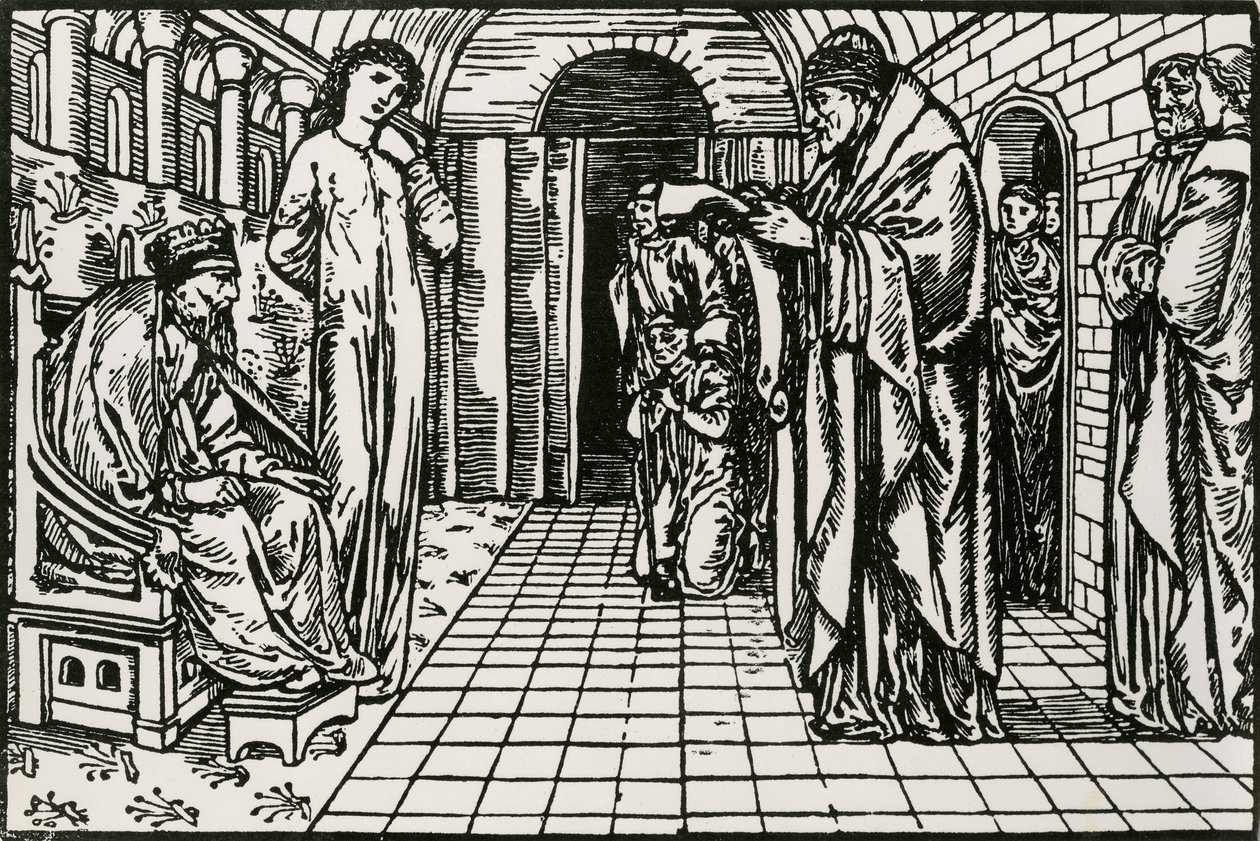 El Oráculo de Edward Coley (after) Burne Jones
