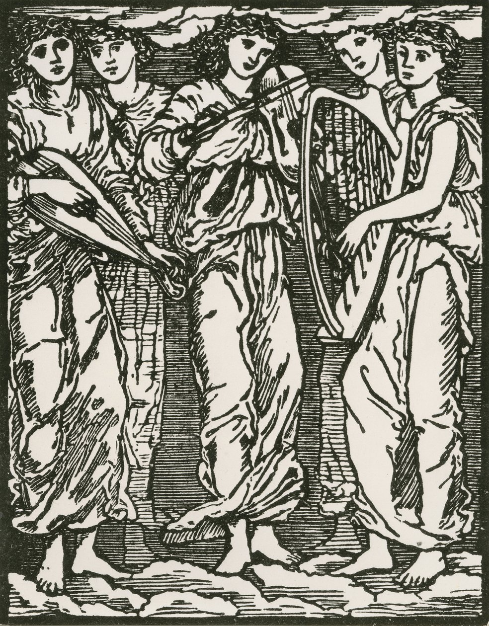 Sin título de Edward Coley (after) Burne Jones