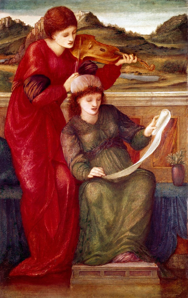 Alegoría de la música de Edward Coley Burne-Jones