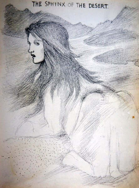 Esfinge del Desierto de Edward Coley Burne Jones