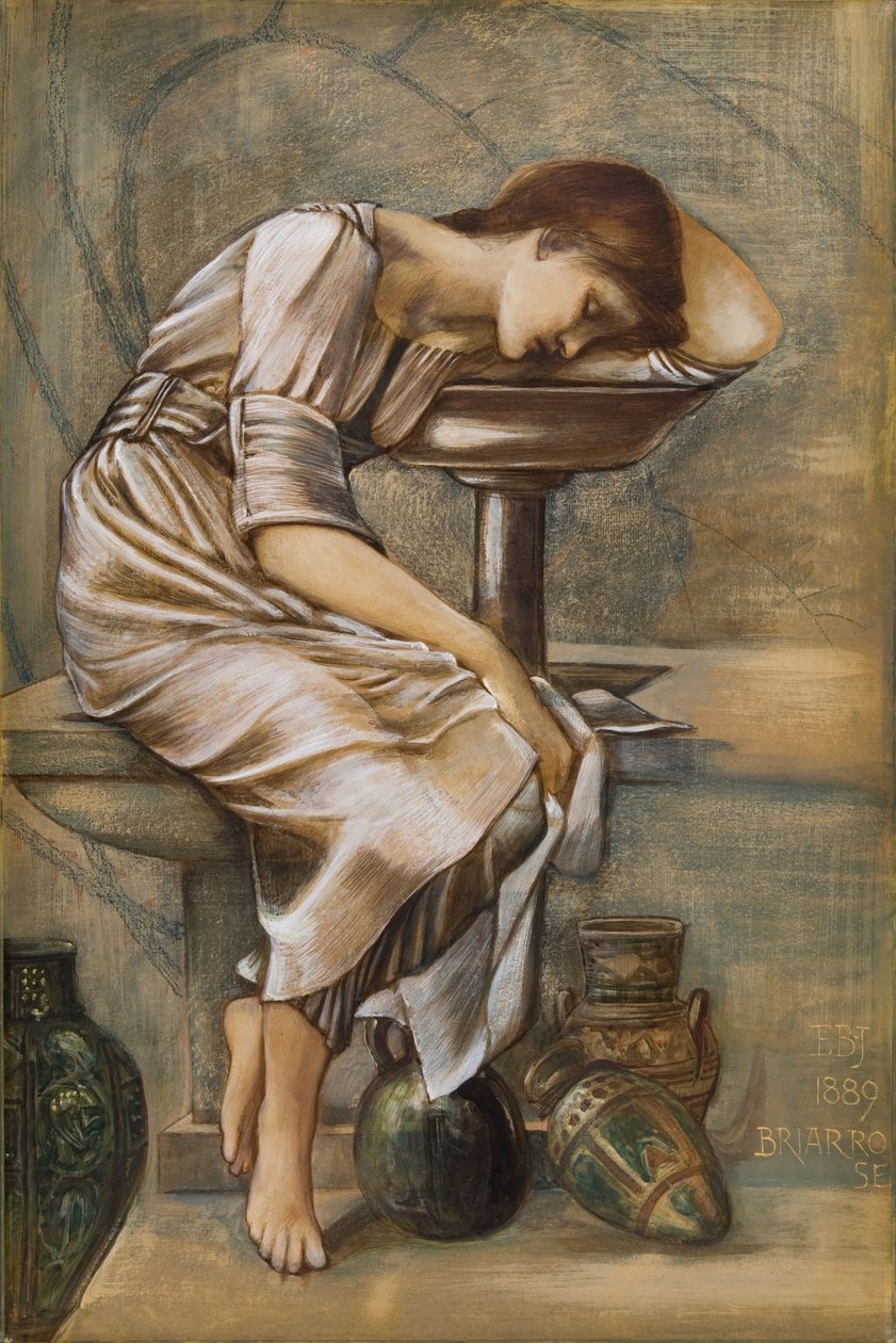 Estudio para la serie Briar Rose de Edward Coley Burne Jones