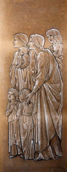 Dejad que los niños vengan a mí de Edward Coley Burne Jones