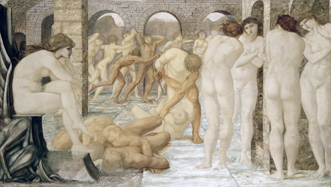Venus Discordia (óleo sobre lienzo) de Edward Coley Burne Jones