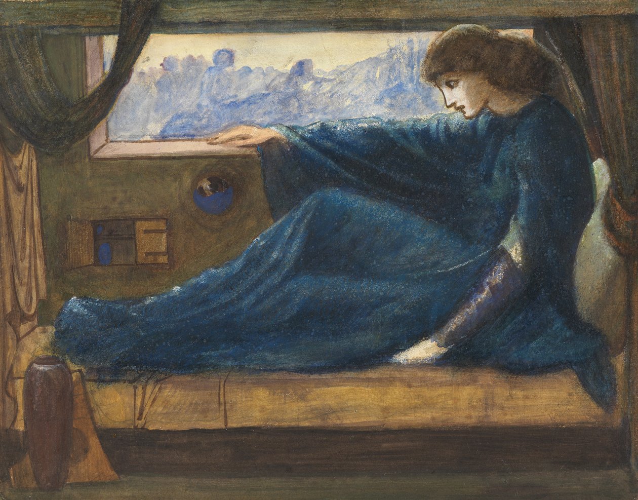 Dorigen de Bretaña de Edward Burne Jones