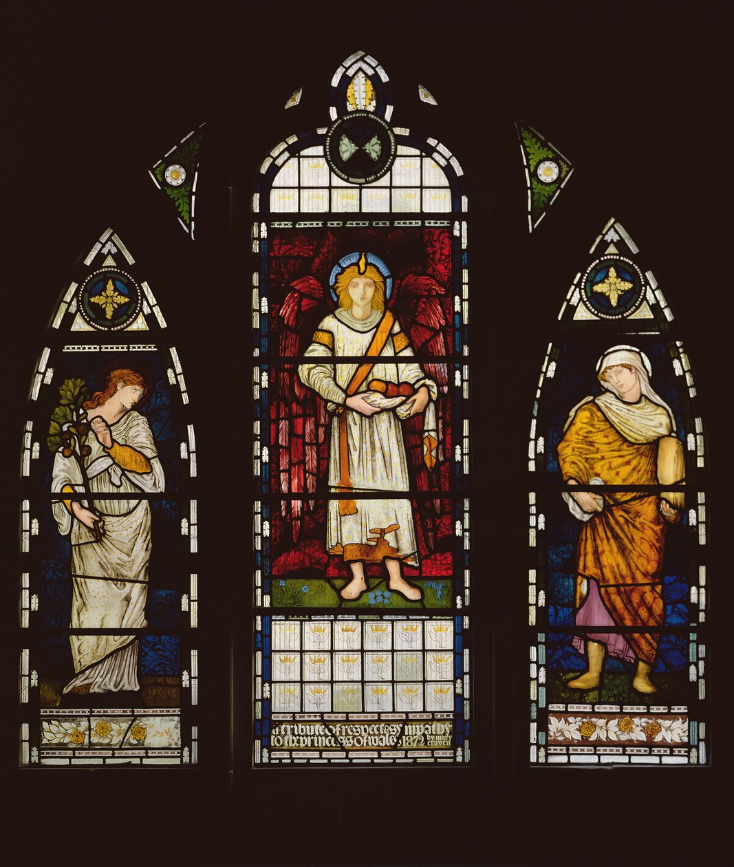 Dorotea y Teófilo, c.1861-62 de Edward Burne Jones