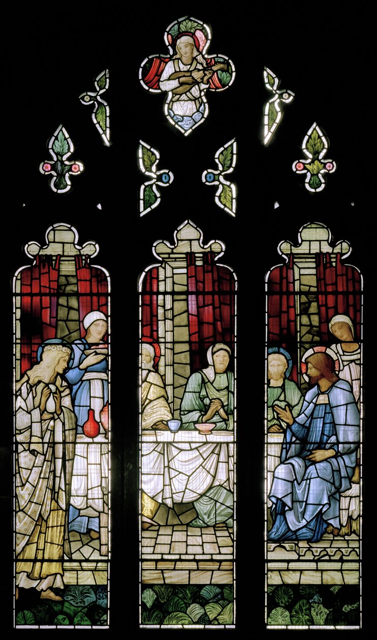 Banquete en la casa de Simón, 1885 de Edward Burne Jones