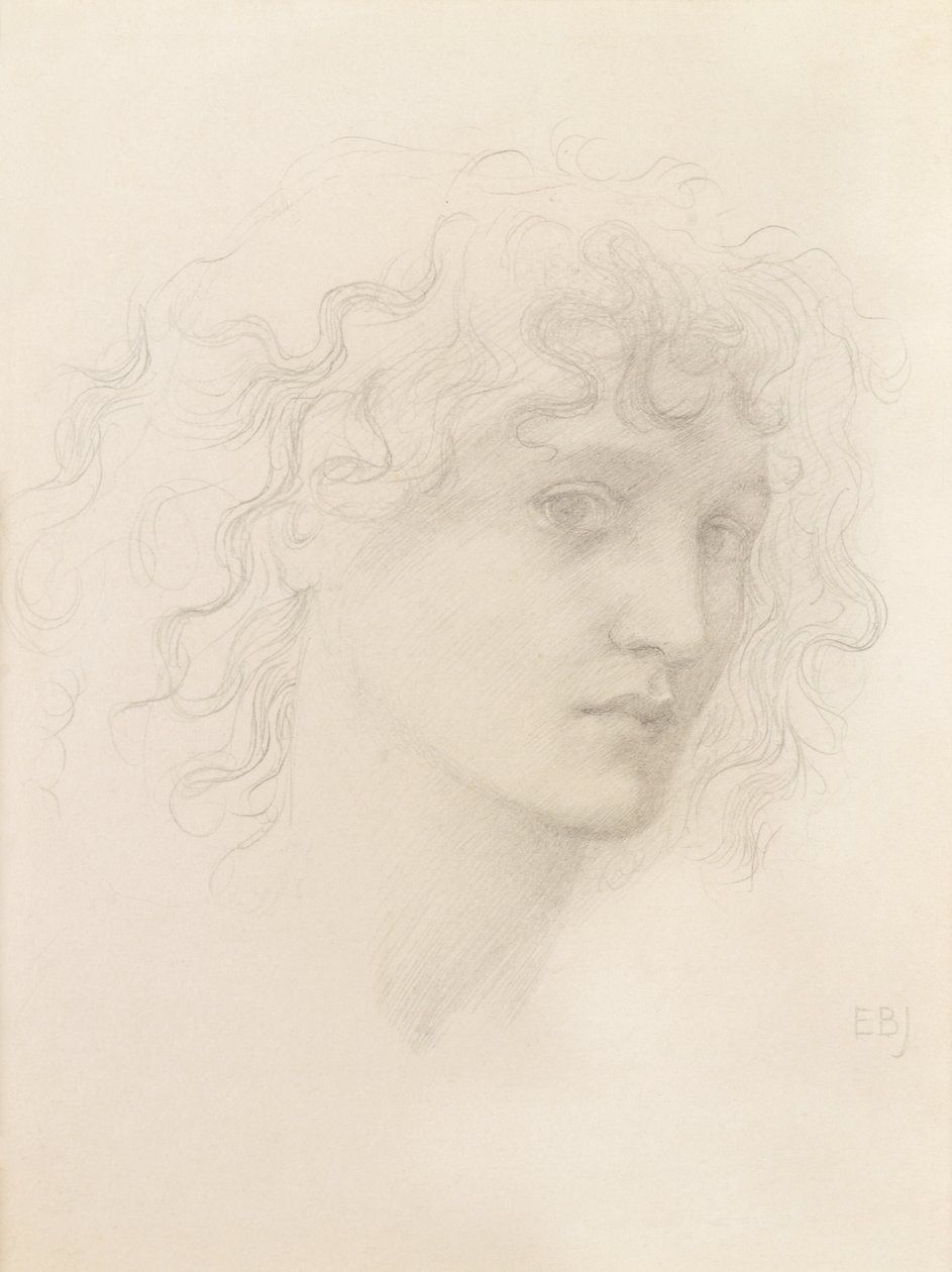 Cabeza de May Morris de Edward Burne Jones