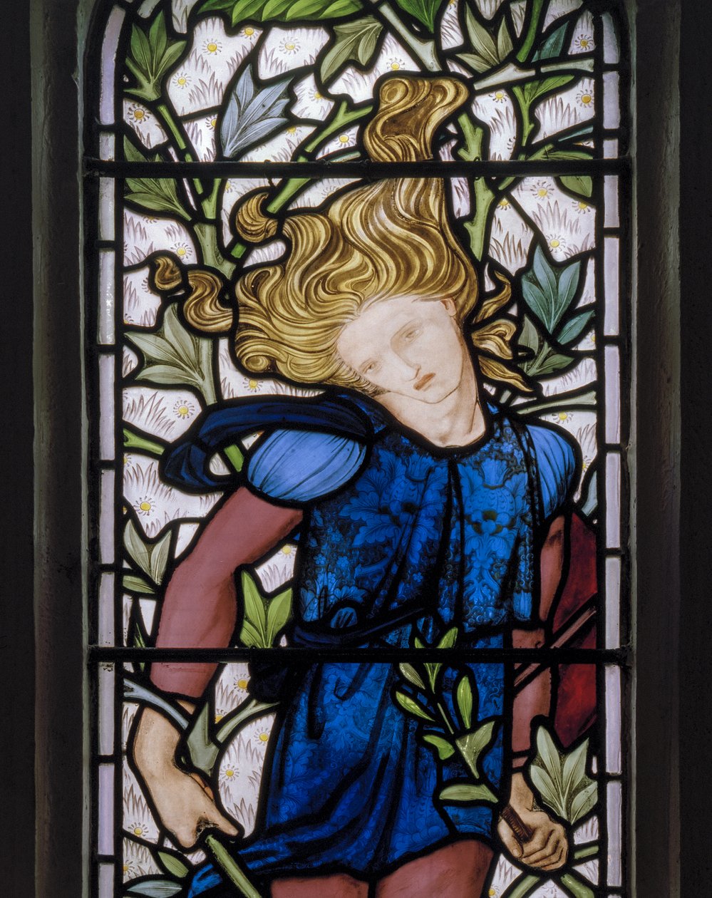 Absalón (detalle) de Edward Burne Jones