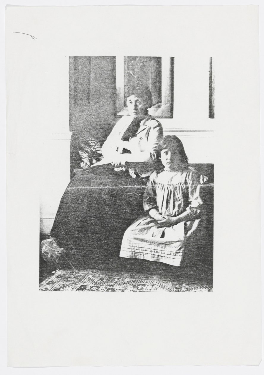 Carta a la nieta del artista Angela Thirkell de Edward Burne Jones